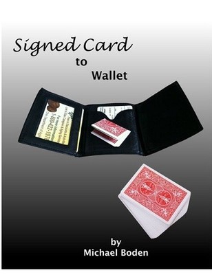 Michael Boden - Signed Card to Wallet - Click Image to Close